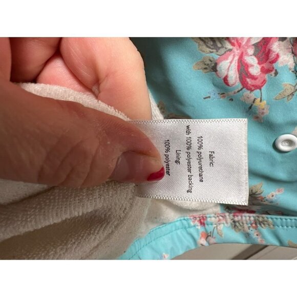 Powell Craft | Raincoat Blue Floral Sz 6-7 - Picture 6 of 7